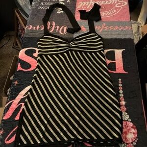 Bebe Wrap Around Neck Top